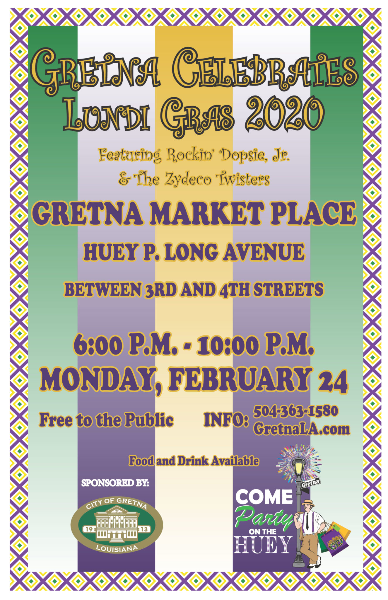 Lundi Gras Celebration City Of Gretna City Of Gretna